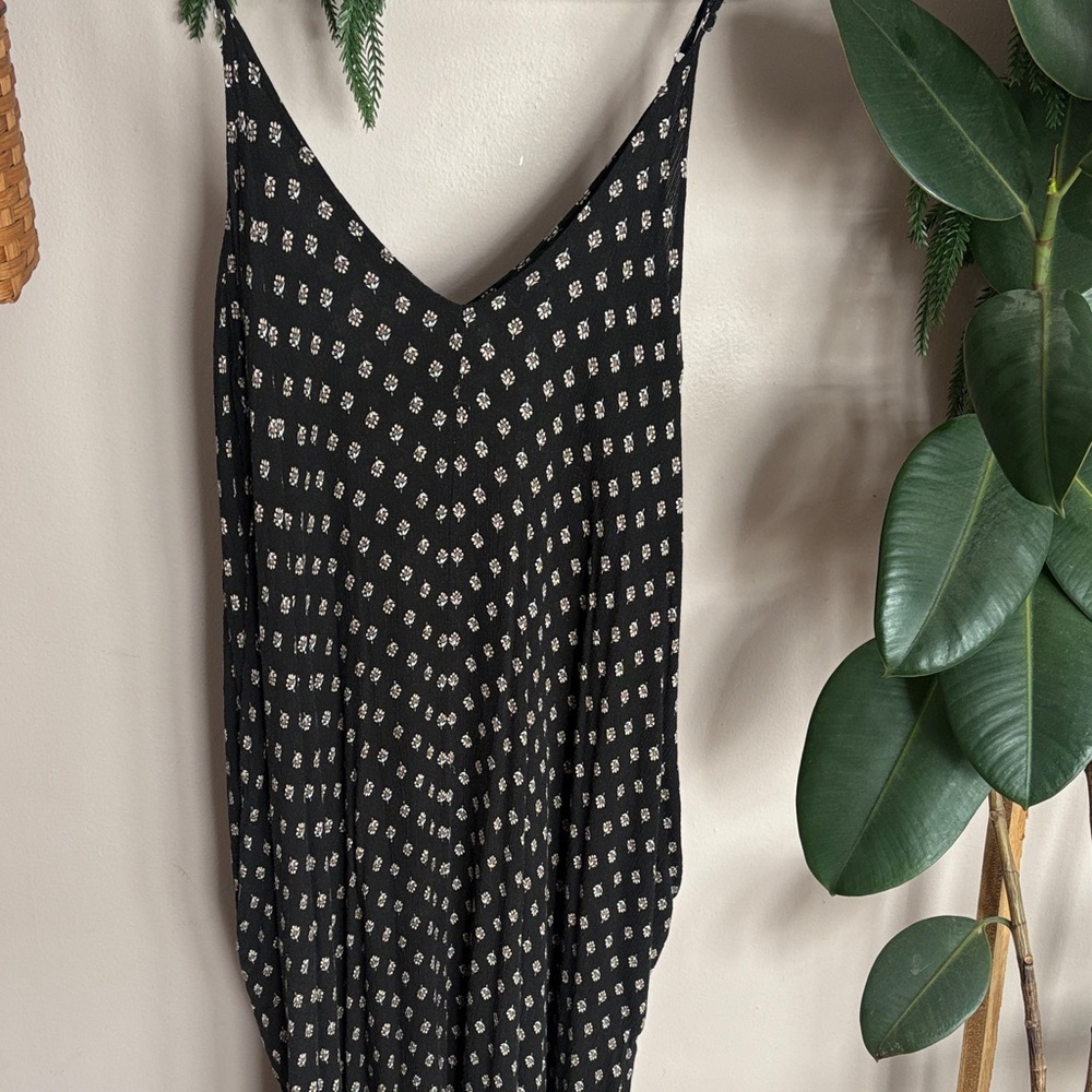 Lulus Black Patterned Dress